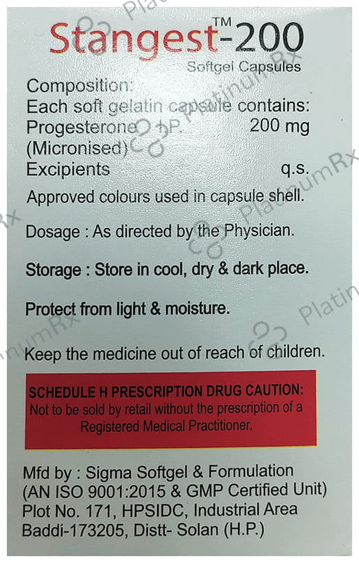 Stangest 200 Softgel Capsule