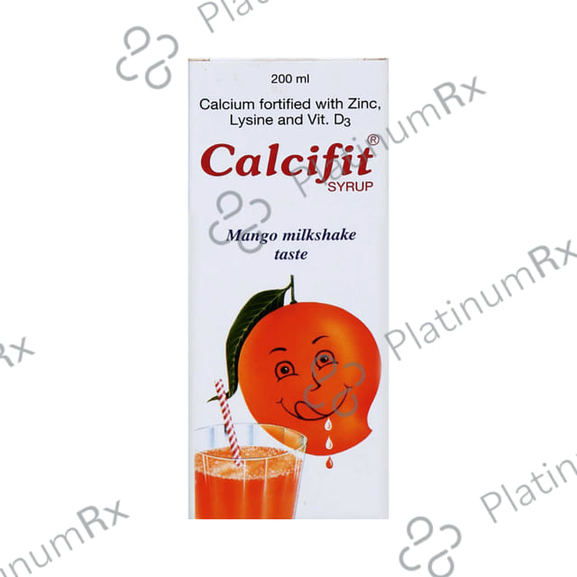 Calcifit Syrup Delicious Mango Milkshake 200ml