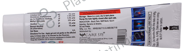 Care US Diccare Pain Relief Gel