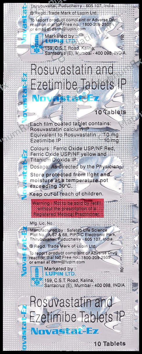 Novastat EZ 10/10mg Tablet 10s