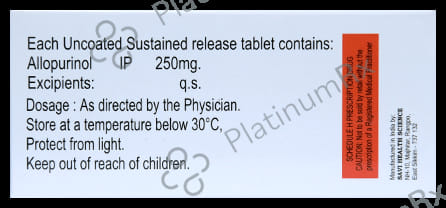 Januric SR 250mg Tablet 10s