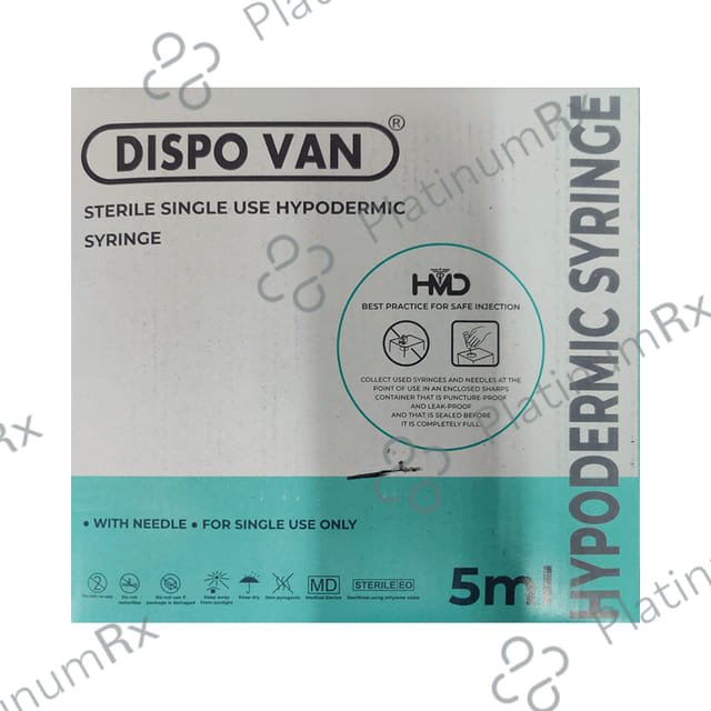 Dispovan Syringe with Needle (1 x 5ml)