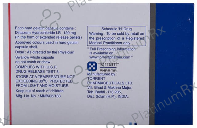 Dilzem CD 120mg Capsule ER 10s