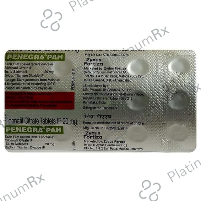Penegra Pah Tablet