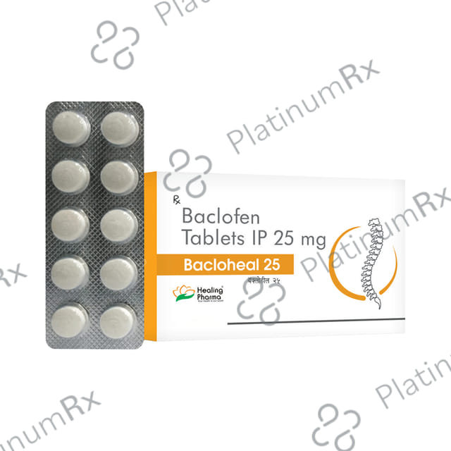 Bacloheal 25mg Tablet 10s