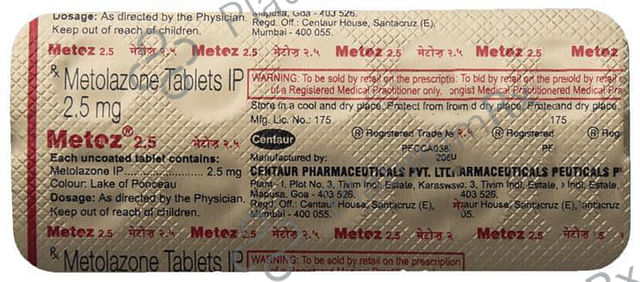 Metoz 2.5mg Tablet 10s