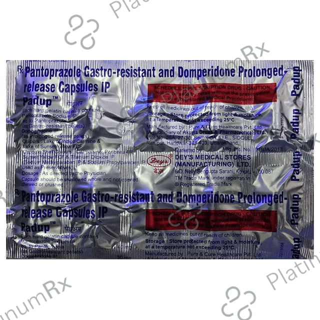 Padup 30/40mg Capsule PR 10s
