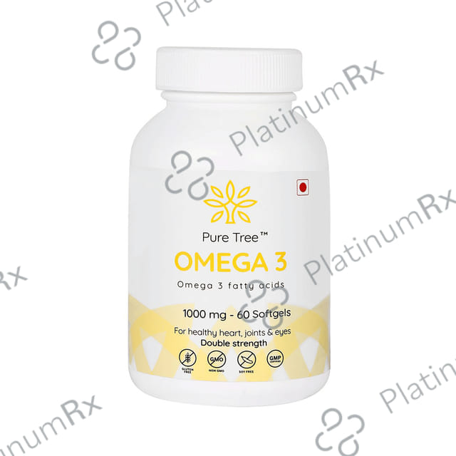 Pure Tree Omega 3 1000mg Softgels