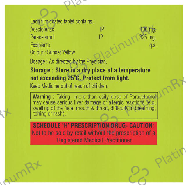 Zubomol 100/325mg Plus Tablet 10s