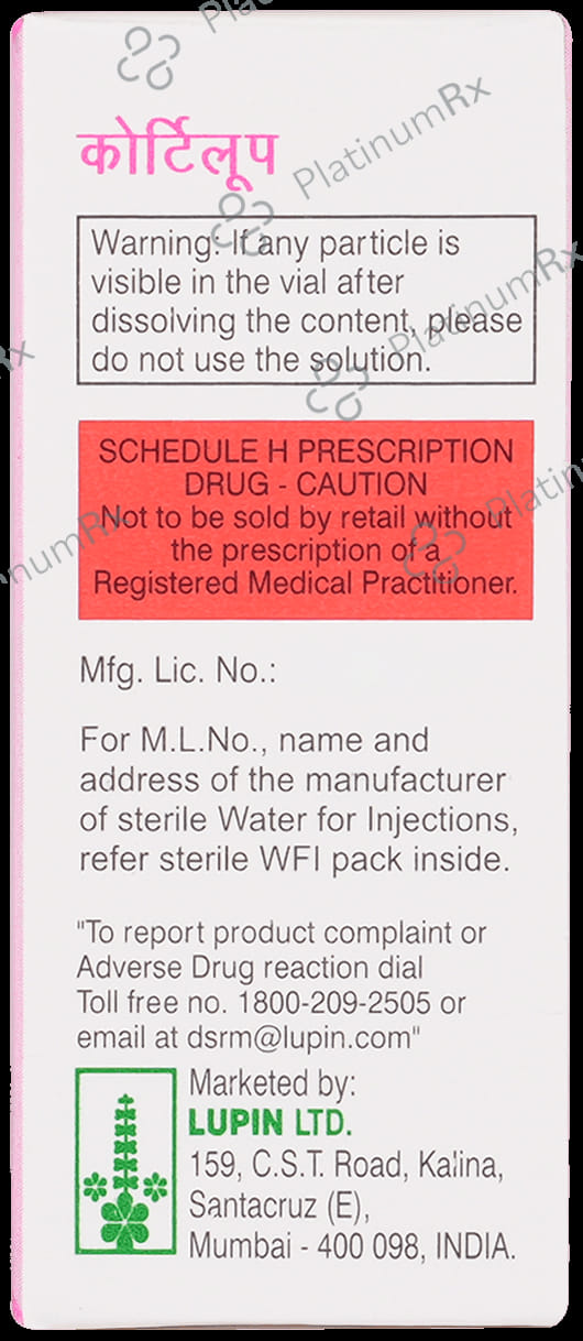 Cortilup 100mg Injection