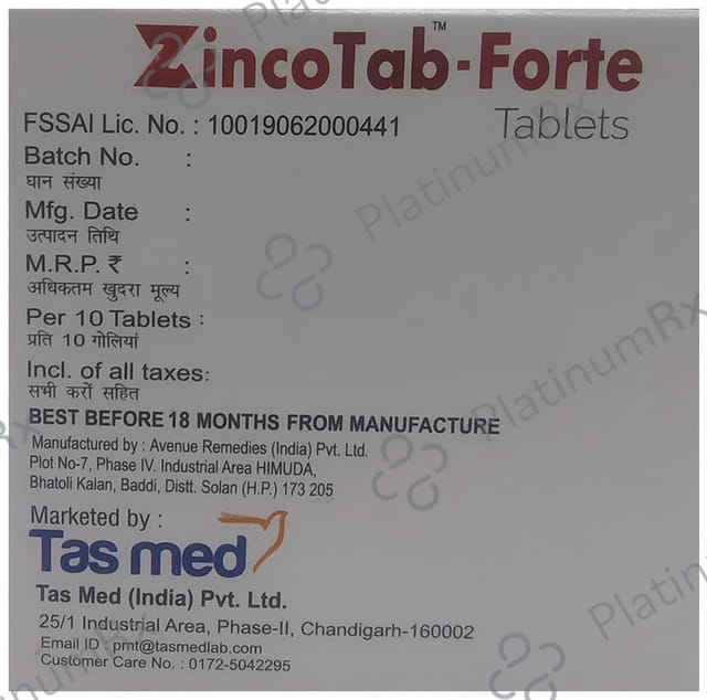 ZincoTab-Forte Tablet