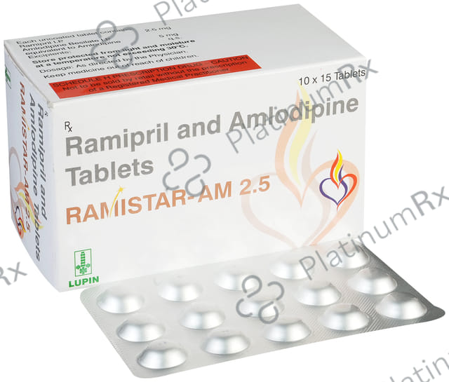 Ramistar AM 2.5/5mg Tablet 15s