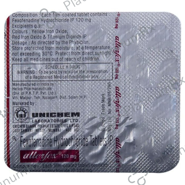 Allerfex 120mg Tablet 10s