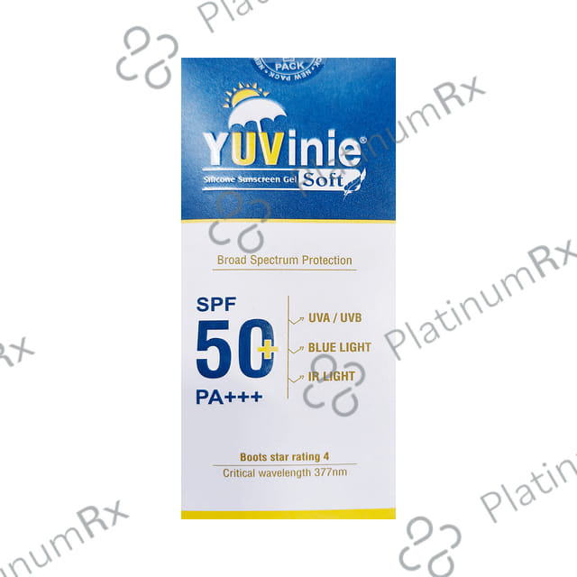 Yuvinie Soft Sun Screen SPF 50+ PA+++ Gel 50gm