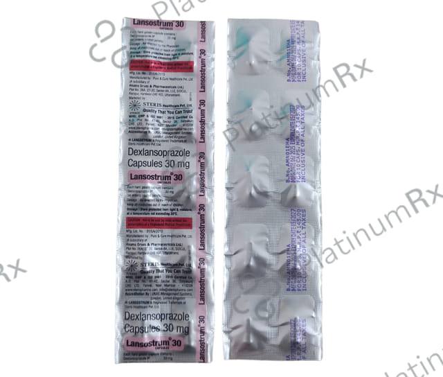 Lansostrum 30mg Capsule 10s