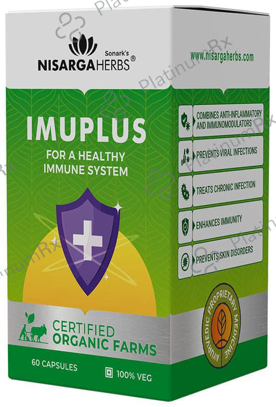 Nisarga Herbs Imuplus Veggie Capsule 60 vegicap