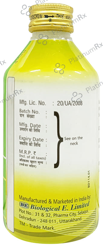 PH4 Liquid Saunf Sugar Free Oral Suspension 200ml