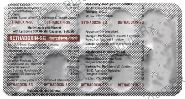 Bethadoxin SG Capsule 10s