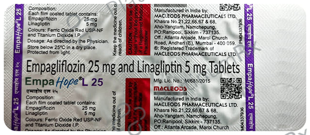 Empahope L 25/5mg Tablet 10s