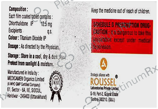 Cloridone 12.5mg Tablet