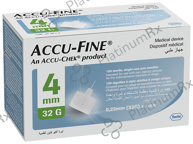 Accu Fine Pen 4mm 32G Needle 100s