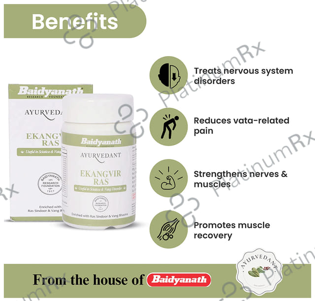 Baidyanath (Jhansi) Ayurvedant Ekangvir Ras Tablet