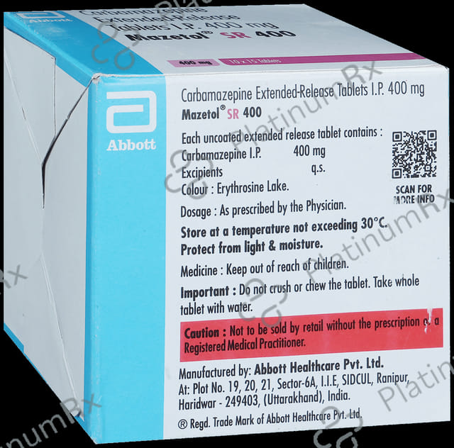 Mazetol SR 400mg Tablet ER 15s