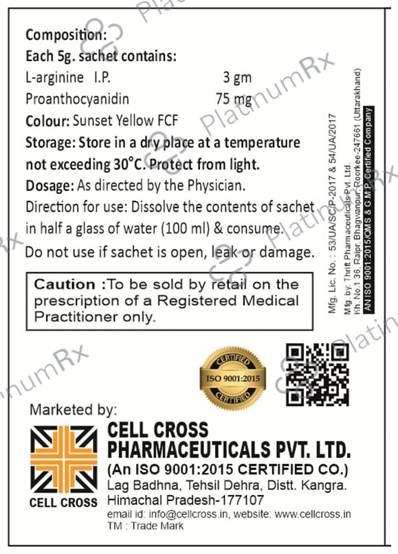 Argipack Sachet Orange Sugar Free