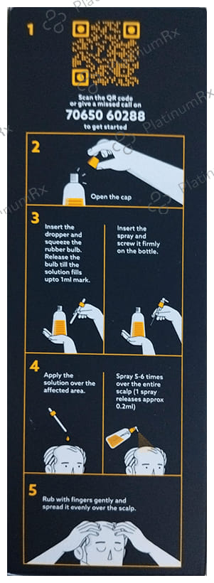 Mintop Gain 5 Plus Hair Regrowth Formula Kit Solution 60ml