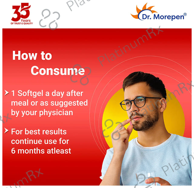 Dr. Morepen Krilliq Omega 3 Softgel Capsule