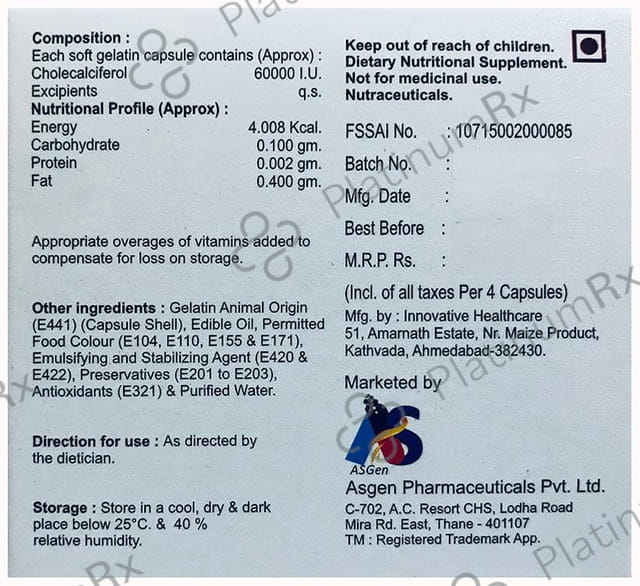 Dbon 60K Soft Gelatin Capsule