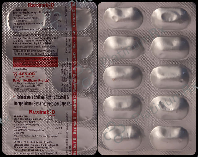 Rexirab D 30mg/20mg Capsule SR