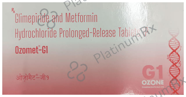 Ozomet G 1/500mg Tablet PR 15s