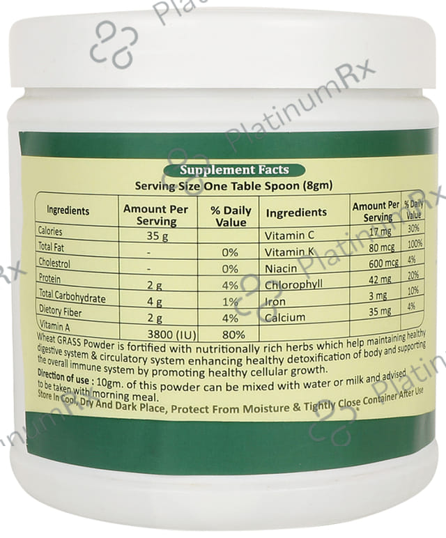 Bayberry's Wheat Grass Powder