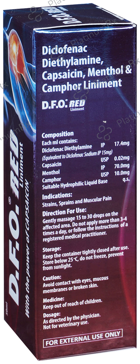 DFO Red Liniment 50ml