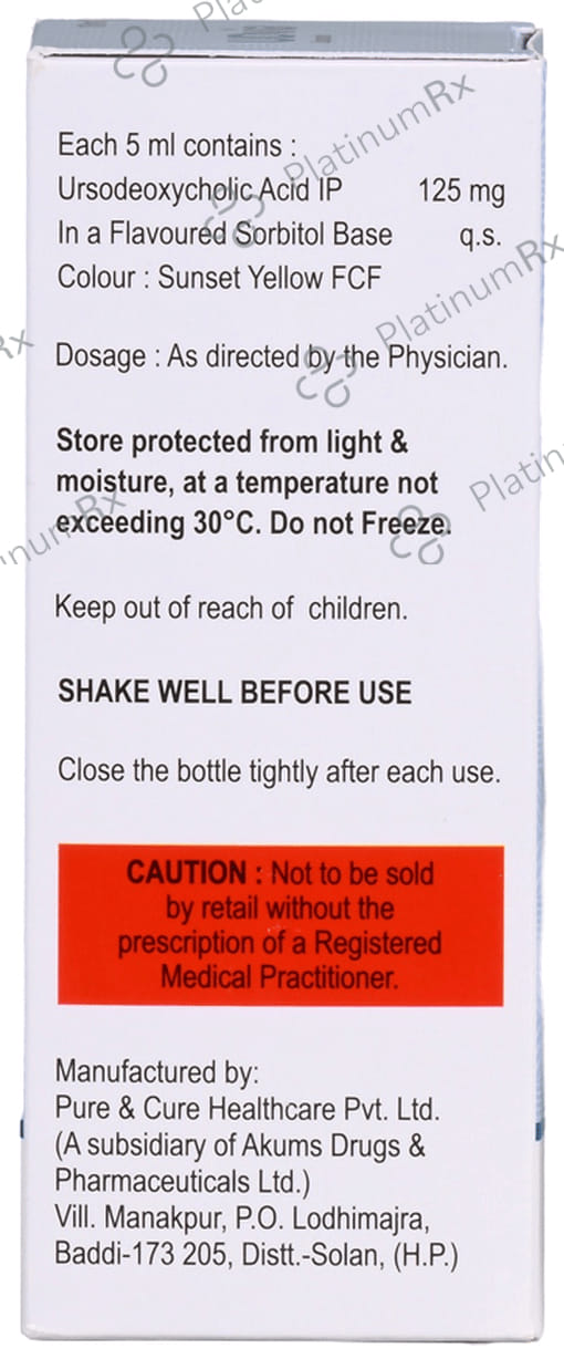Udvia 125mg Mango Oral Suspension 100ml