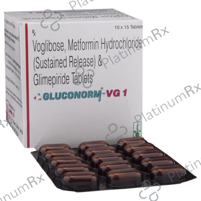 Gluconorm VG 1 Tablet SR