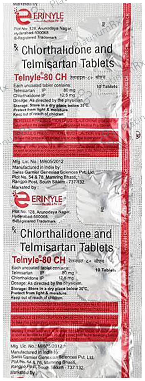 Telnyle 80mg CH Tablet 10s