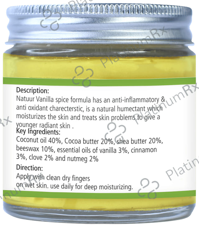 Natuur Body Butter Lotion Kokum Vanilla
