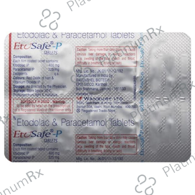 Etosafe P 400/500mg Tablet 10s