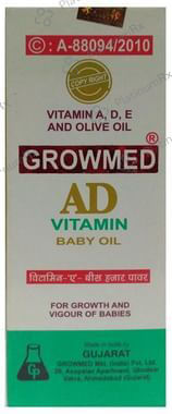 Growmed AD Vitamin Baby Oil 100ml