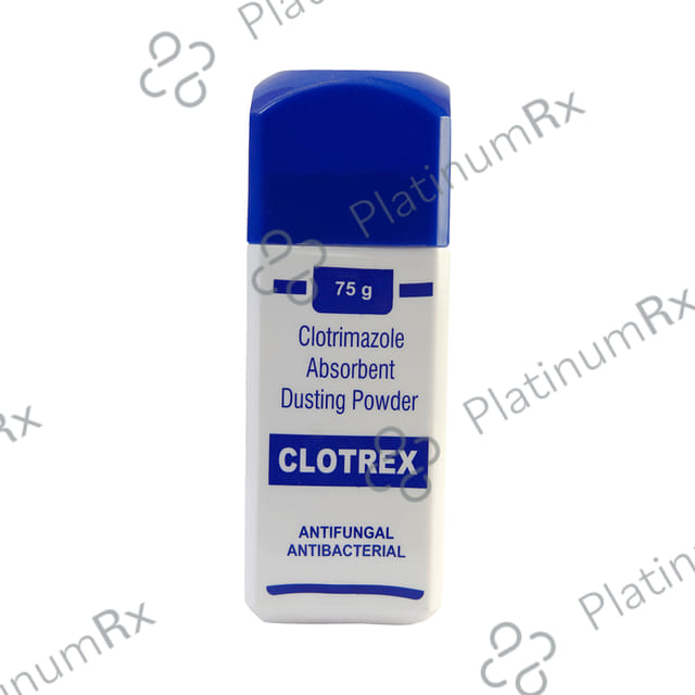Clotrex Dusting Powder 75gm for Antifungal Infections