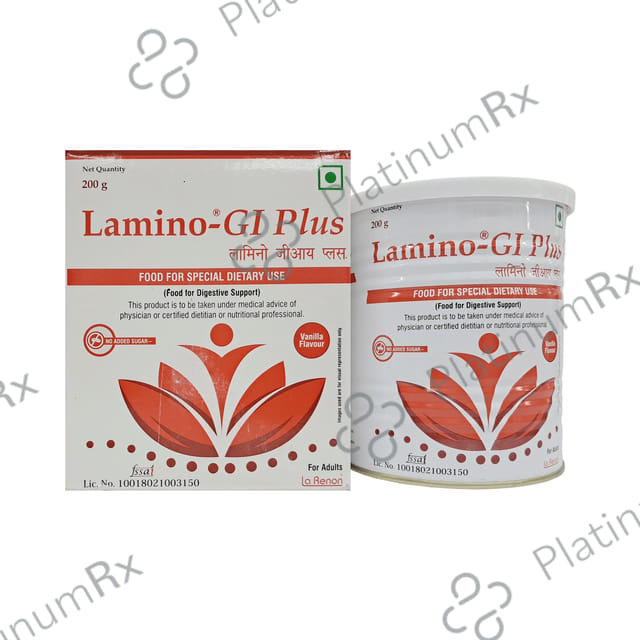 Lamino GI Plus Vanilla Flavour Sugar Free Powder 200gm