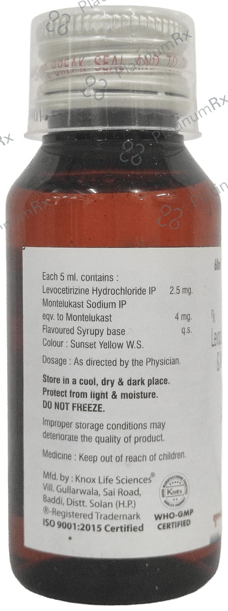 Alersafe M Oral Suspension 60ml
