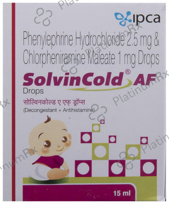 Solvin Cold AF 1/2.5mg Oral Drops 15ml