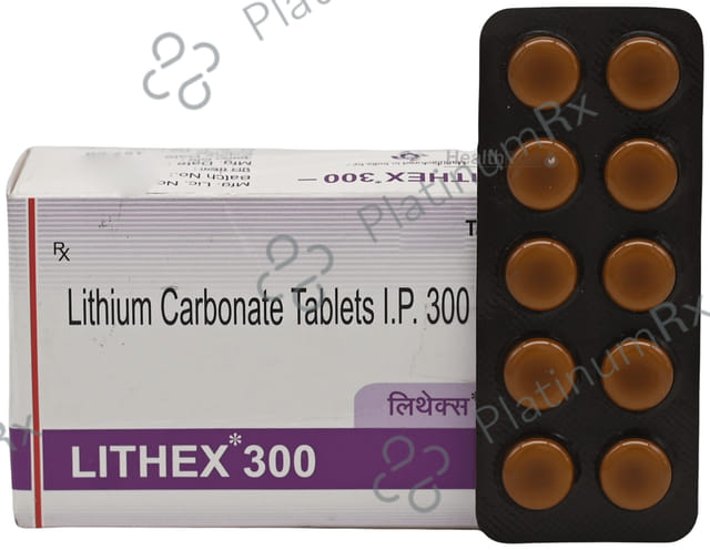 Lithex 300mg Tablet 10s