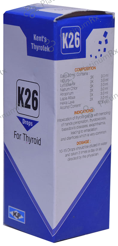 Kent's K26 Thyroid Oral Drops
