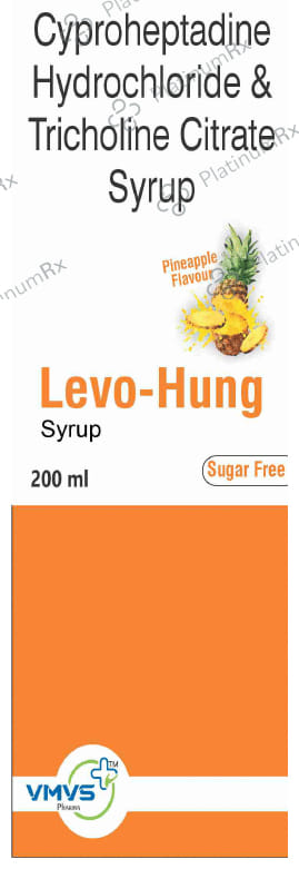 Levo-Hung Syrup Pineapple Sugar Free