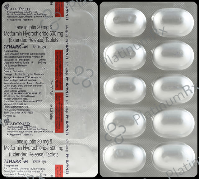 Tenark M 500/20mg Tablet 10s