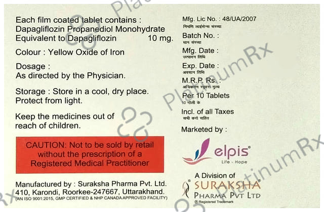 Eldaz 10mg Tablet 10s